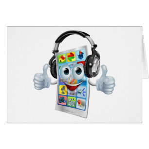 Teléfono celular del app de la música