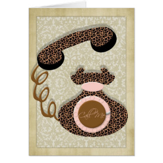 Teléfono del leopardo