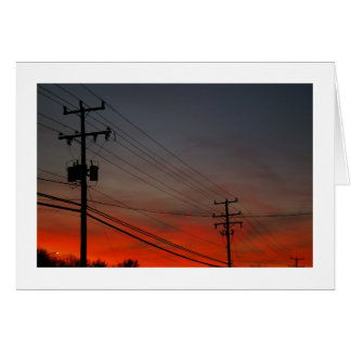 Teléfono Pole Sunset