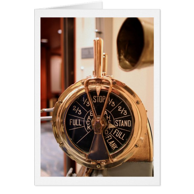 Telégrafo de pedido de motor (Frente)