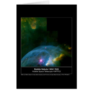 Telescopio de Hubble de la nebulosa 7635 de la