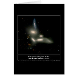 Telescopio de Sextet Hubble del grupo de la