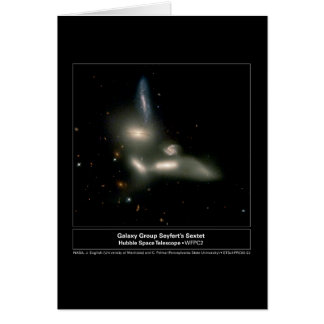 Telescopio de Sextet Hubble del grupo de la