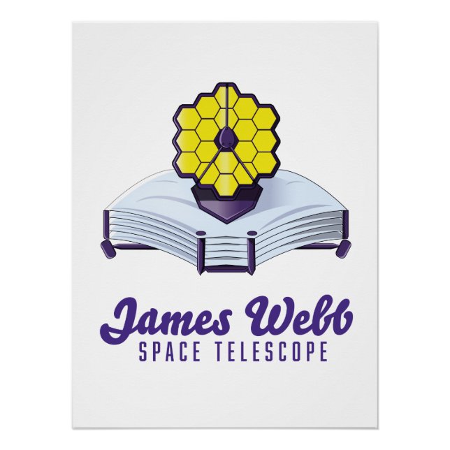 Telescopio espacial James Webb. Póster (Anverso)