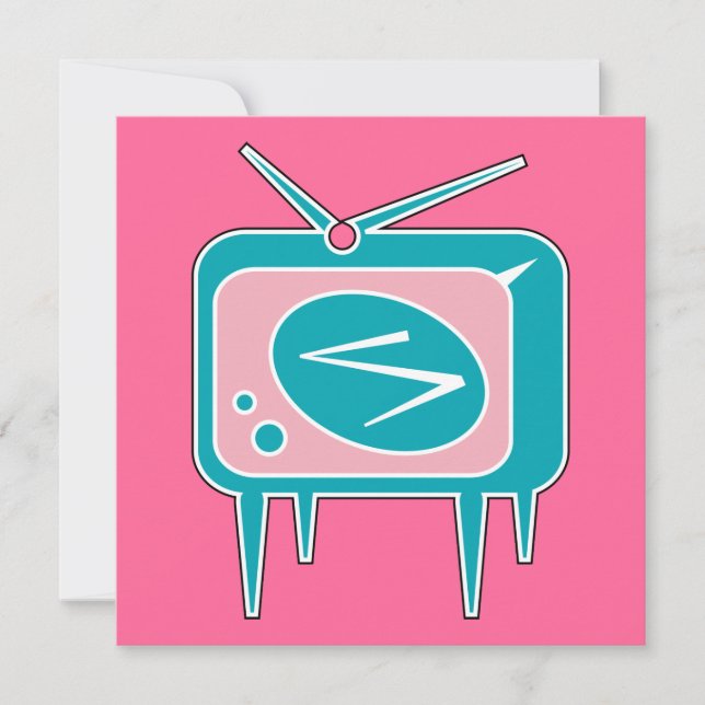 Televisión Retro Vintage (Anverso)