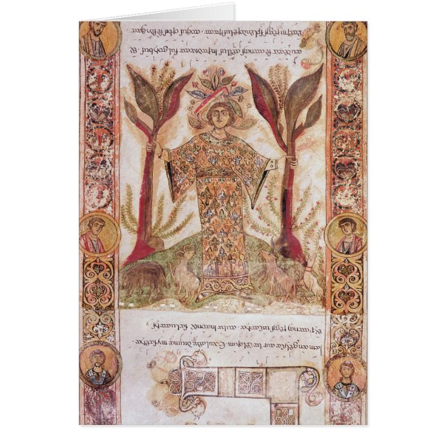 Tellus, de Exultet I, c.1030 (Frente)