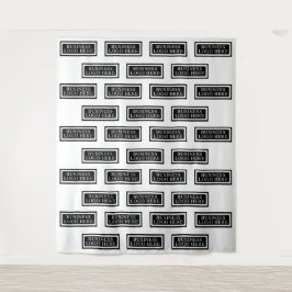 Telón de fondo de tela personalizado con paso y re