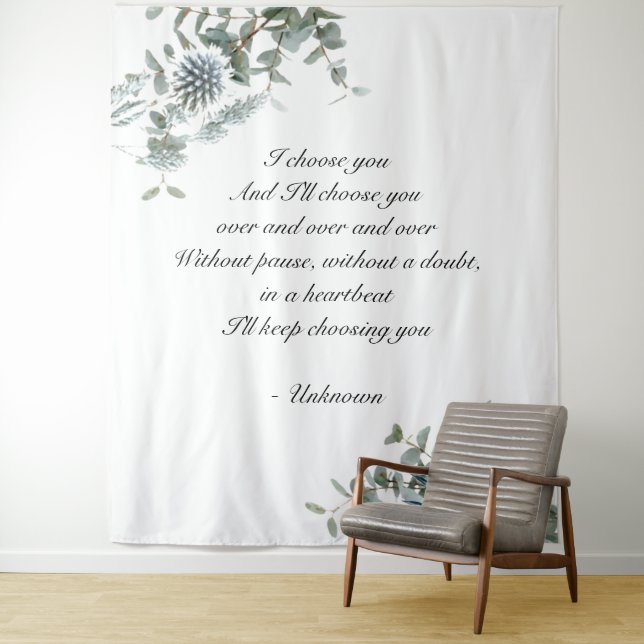 Telón de fondo para boda | Tapiz para boda | Flora (In situ)