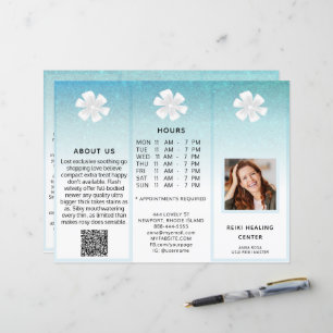 TEM 2Photo QR Triple Folleto Resumen Precio del Me