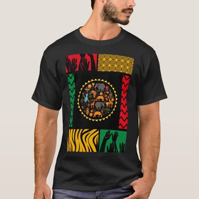Tema africano - camiseta (Anverso)