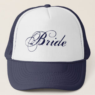 Tema azul marino gorra de novia