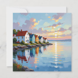 Tema costero | Casas de playa en la bahía