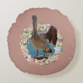 Tema Costero, Conchas marinas, Cojín decorativo de