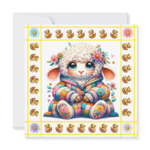 Tema de adorables bebés animales - Invitación