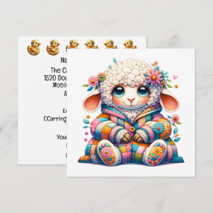 Tema de adorables bebés animales - Invitación