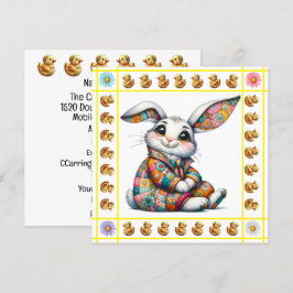 Tema de adorables bebés animales - Invitación