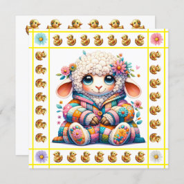 Tema de Animales Bebés Preciosos - Invitación