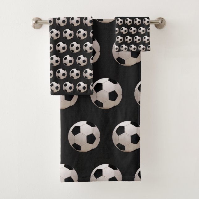 Tema de Balón de Fútbol Negro (In situ)