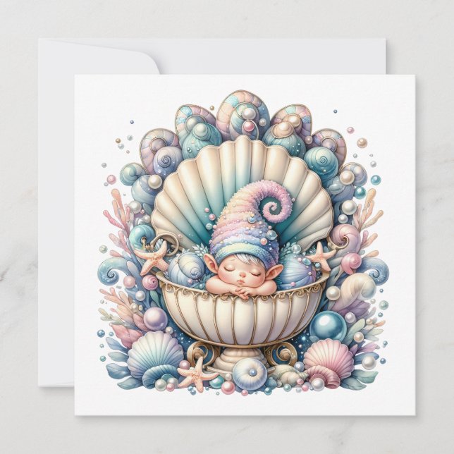 Tema de bebé precioso - Invitación (Anverso)