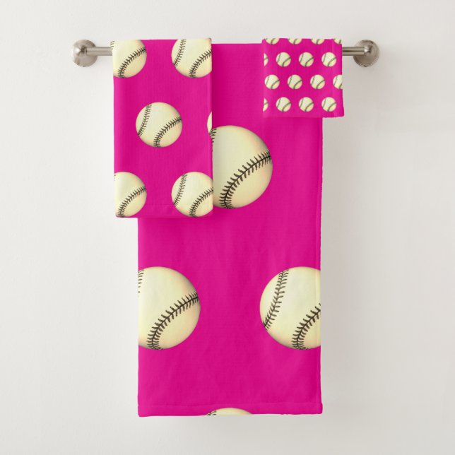 Tema de béisbol rosa caliente (In situ)