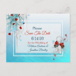 Tema de Boda de Invierno Guardar la postal de fech