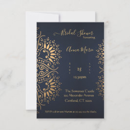 Tema de Gatsby Vintage Invitación a la ducha de no