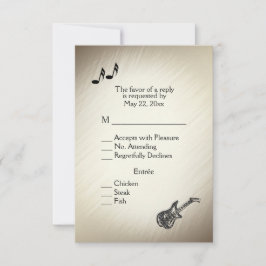 Tema de guitarra Antique Gold RSVP con opción de m