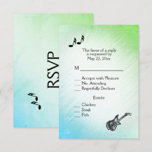 Tema de guitarra Funky Verdes RSVP con la elección