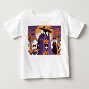 tema de halloween de la familia de camisetas de be