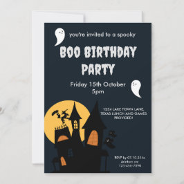 Tema de Halloween Tarjeta de invitación de fiesta 