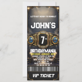 Tema de invitación de entrada para fiesta de cumpl