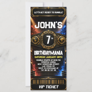 Tema de invitación de entrada para fiesta de cumpl