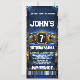 Tema de invitación de entrada para fiesta de cumpl