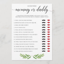 Tema de la ecología de juegos de Baby Shower de ma