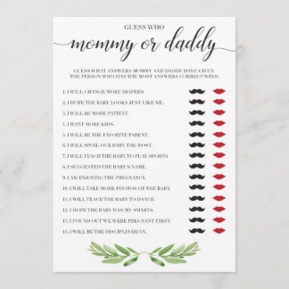 Tema de la ecología de juegos de Baby Shower de ma