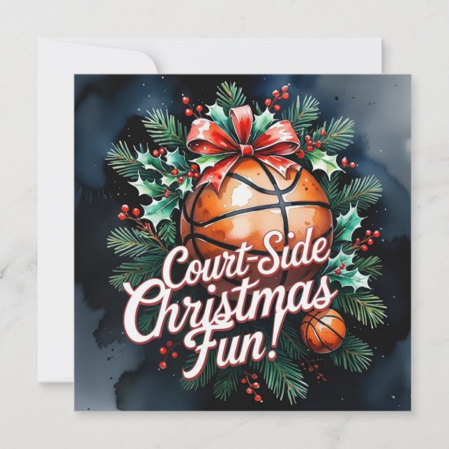 Tema de la Navidad del baloncesto (Anverso)