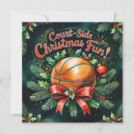 Tema de la Navidad del baloncesto