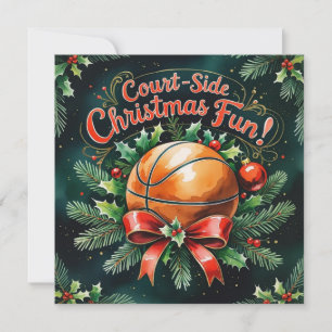 Tema de la Navidad del baloncesto