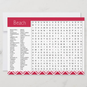 Tema de la playa Falta la tarjeta de juego