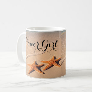 Tema de la playa Niña Regalo café tazón, Copa