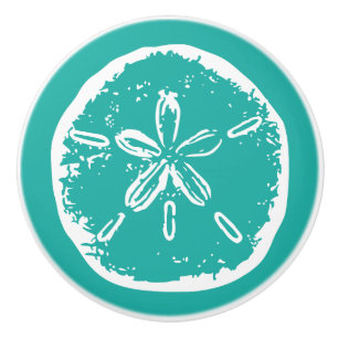 Tema de la playa, puerta de un dólar y tiradores d