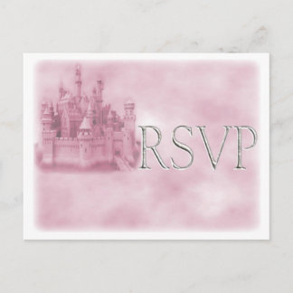 Tema de la princesa Boda Postales RSVP