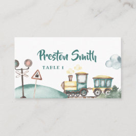 Tema de la tarjeta del lugar de nacimiento del niñ