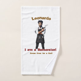 tema de la toalla de mano Barber