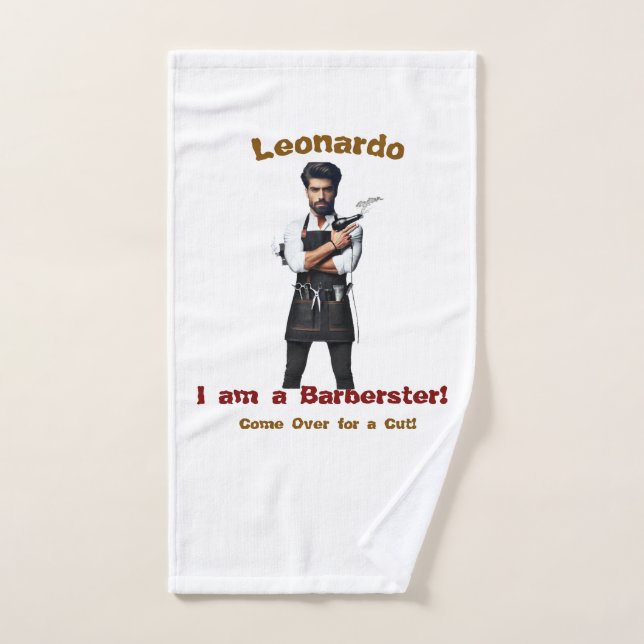 tema de la toalla de mano Barber