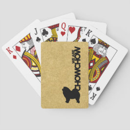 Tema de las Cartas de la Raza de Perro Chow Chow