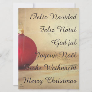 tema de Navidad con bola de Navidad