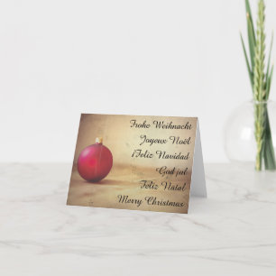 tema de Navidad con bola de Navidad