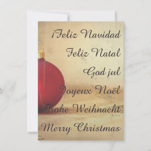 tema de Navidad con bola de Navidad