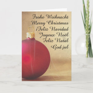 tema de Navidad con bola de Navidad